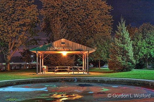 Picnic Shelter_21858-60.jpg - Photographed beside the Rideau Canal Waterway at Smiths Falls, Ontario, Canada.